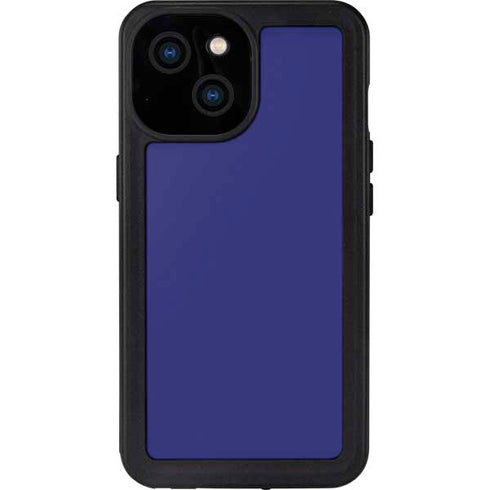 Navy Blue Solid iPhone 13 Mini Waterproof Case