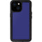 Navy Blue Solid iPhone 13 Mini Waterproof Case