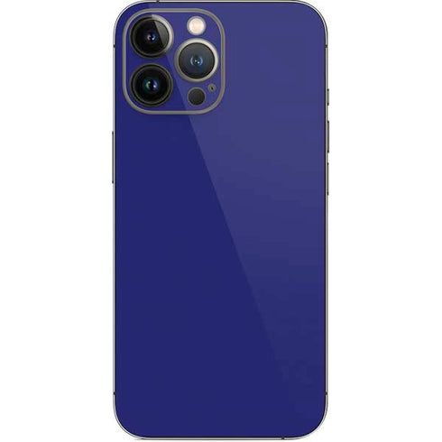 Navy Blue Solid iPhone 13 Pro Max Skin
