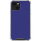 Navy Blue Solid iPhone 14 Clear Case
