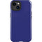 Navy Blue Solid iPhone 14 Plus Impact Case
