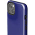 Navy Blue Solid iPhone 14 Plus Impact Case