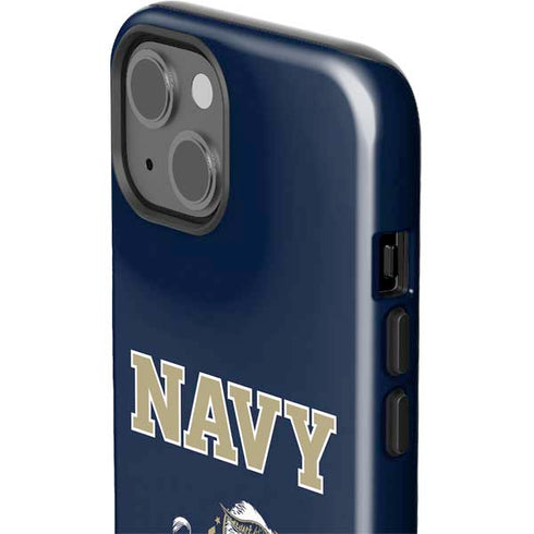 United States Naval Academy Navy Logo iPhone 15 Impact Case