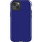 Navy Blue Solid iPhone 14 Impact Case