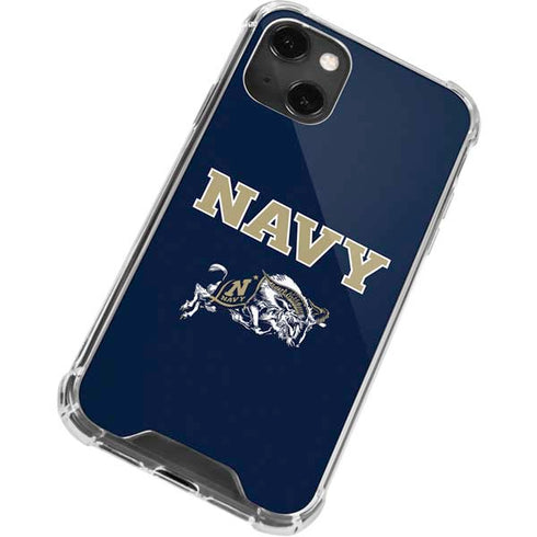 United States Naval Academy Navy Logo iPhone 14 Plus Clear Case