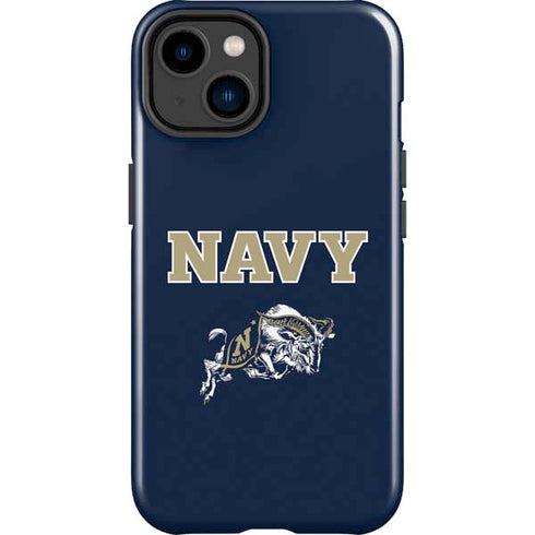 United States Naval Academy Navy Logo iPhone 15 Plus Impact Case