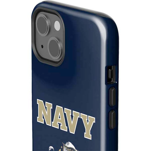 United States Naval Academy Navy Logo iPhone 15 Plus Impact Case