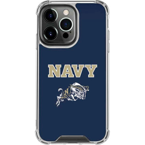 United States Naval Academy Navy Logo iPhone 14 Pro Clear Case