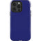 Navy Blue Solid iPhone 14 Pro Impact Case