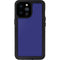 Navy Blue Solid iPhone 14 Pro Max Waterproof Case