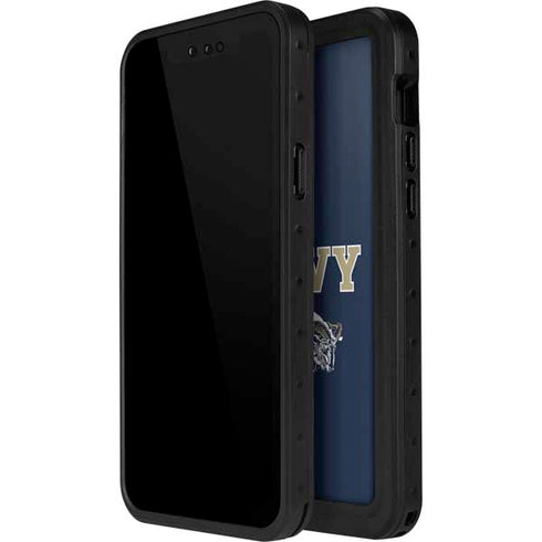 United States Naval Academy Navy Logo iPhone 14 Pro Max Waterproof Case