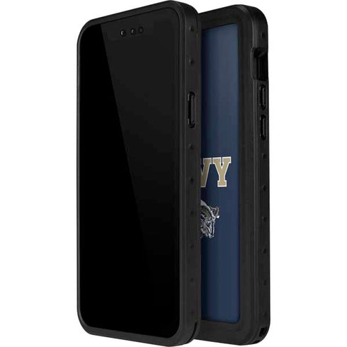 United States Naval Academy Navy Logo iPhone 14 Pro Waterproof Case