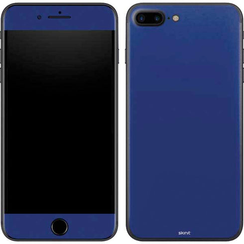 Navy Blue Solid iPhone 8 Plus Skin