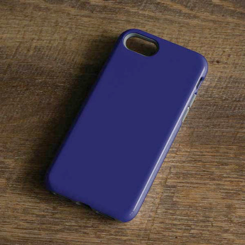 Navy Blue Solid iPhone 8 Pro Case