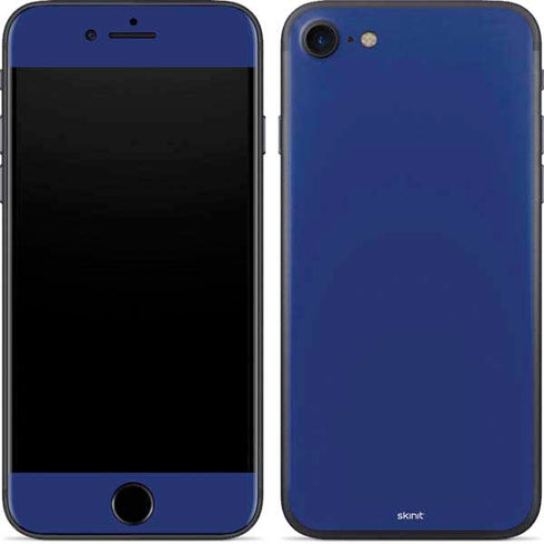 Navy Blue Solid iPhone 8 Skin
