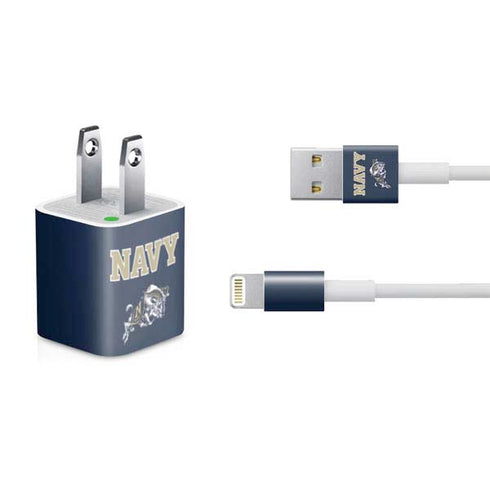 United States Naval Academy Navy Logo iPhone Charger (5W USB) Skin