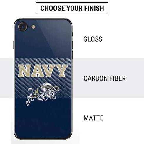United States Naval Academy Navy Logo iPhone SE (2nd & 3rd Gen) Skin