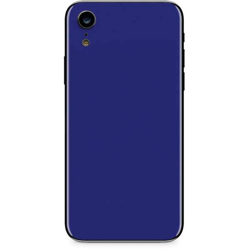 Navy Blue Solid iPhone XR Skin