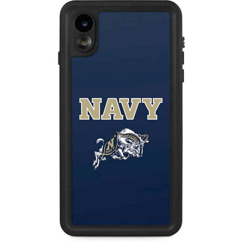 United States Naval Academy Navy Logo iPhone XR Waterproof Case