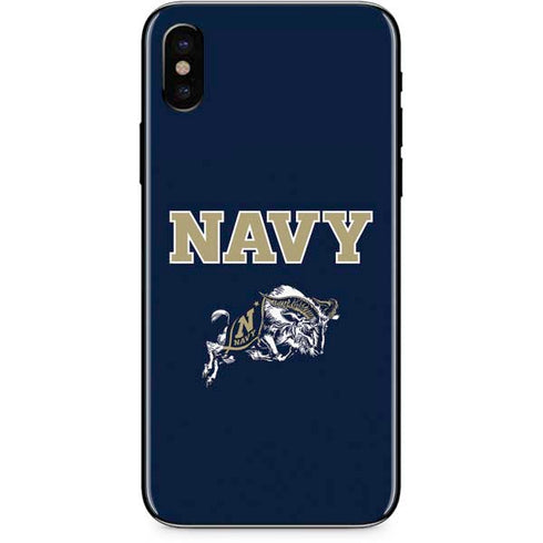 United States Naval Academy Navy Logo iPhone XS Max Skin