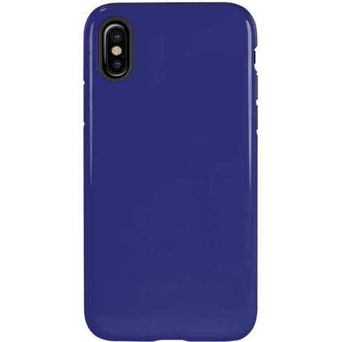 Navy Blue Solid iPhone XS Pro Case