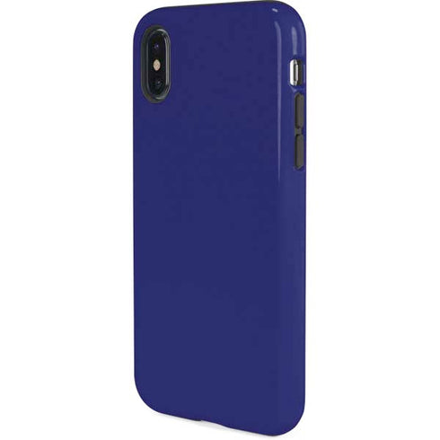 Navy Blue Solid iPhone XS Pro Case
