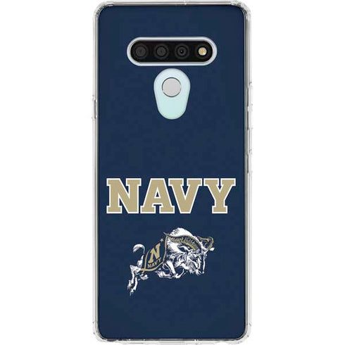 United States Naval Academy Navy Logo LG Stylo 6 Clear Case