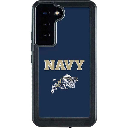 United States Naval Academy Navy Logo Galaxy S23 Plus Waterproof Case