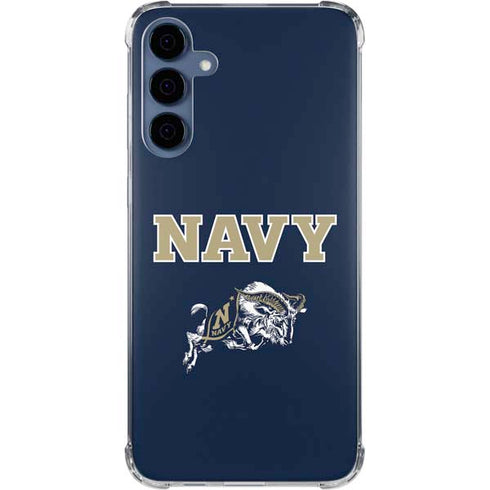 United States Naval Academy Navy Logo Galaxy S24 Clear Case