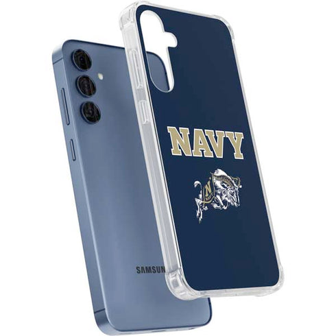United States Naval Academy Navy Logo Galaxy S24 Clear Case
