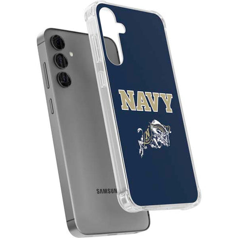United States Naval Academy Navy Logo Galaxy S24 Plus Clear Case