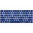 Navy Blue Solid Magic Keyboard Skin