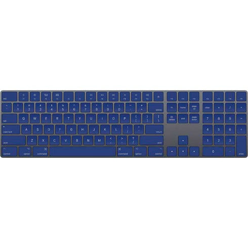 Navy Blue Solid Magic Keyboard with Numeric Keypad Skin