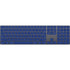 Navy Blue Solid Magic Keyboard with Numeric Keypad Skin