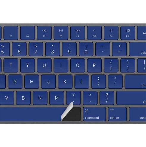 Navy Blue Solid Magic Keyboard with Numeric Keypad Skin