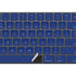 Navy Blue Solid Magic Keyboard with Numeric Keypad Skin