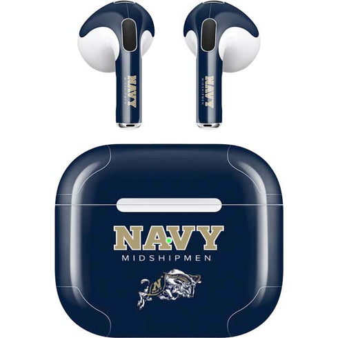 United States Naval Academy Midshipmen Apple AirPods (3rd Gen 2021) Skin