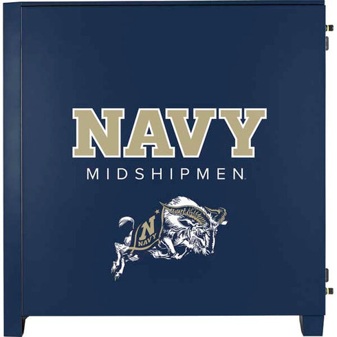 United States Naval Academy Midshipmen Corsair 4000D Tempered Glass Mid-Tower ATX Case Skin