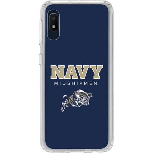 United States Naval Academy Midshipmen Galaxy A10e Clear Case