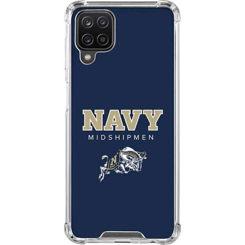 United States Naval Academy Midshipmen Galaxy A12 Clear Case