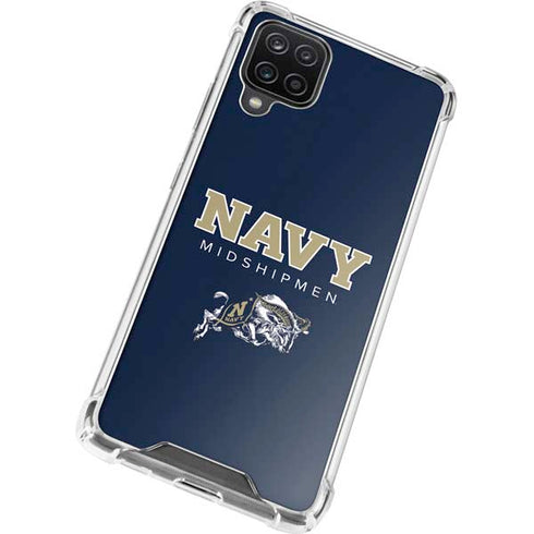United States Naval Academy Midshipmen Galaxy A12 Clear Case
