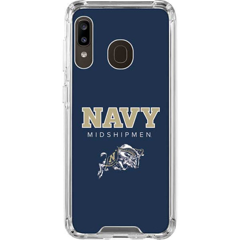 United States Naval Academy Midshipmen Galaxy A30 Clear Case