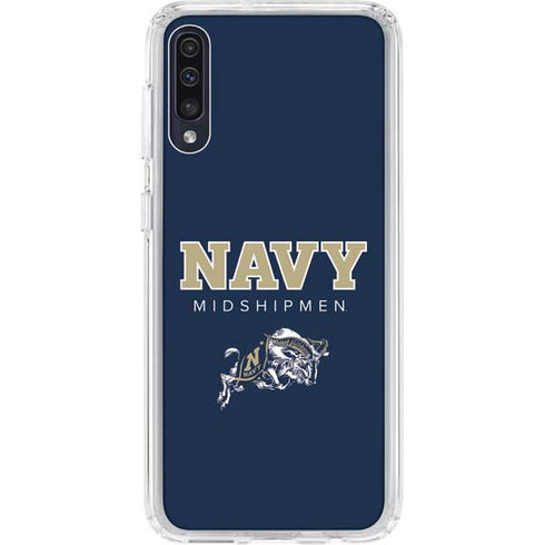 United States Naval Academy Midshipmen Galaxy A50 Clear Case