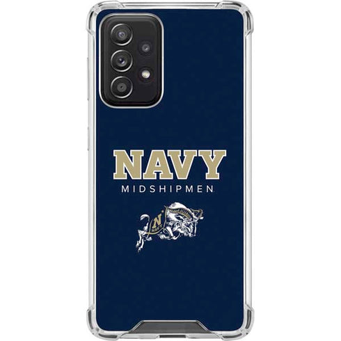 United States Naval Academy Midshipmen Galaxy A52 5G Clear Case