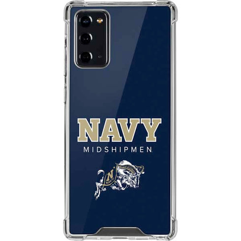 United States Naval Academy Midshipmen Galaxy Note20 5G Clear Case