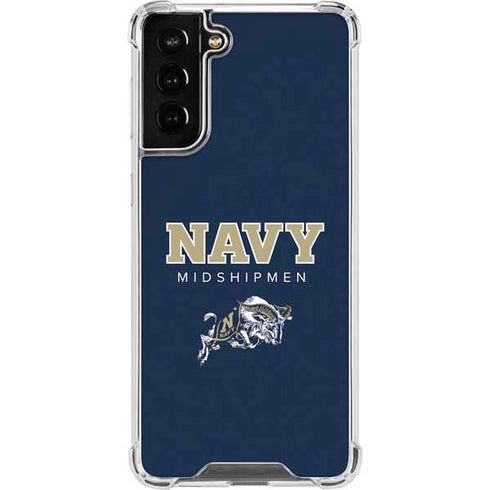 United States Naval Academy Midshipmen Galaxy S21 FE Clear Case