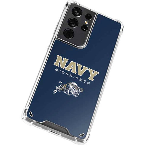 United States Naval Academy Midshipmen Galaxy S21 Ultra 5G Clear Case