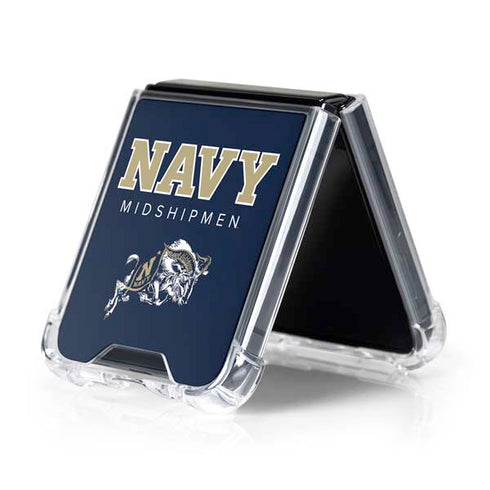 United States Naval Academy Midshipmen Galaxy Z Flip5 5G Clear Case