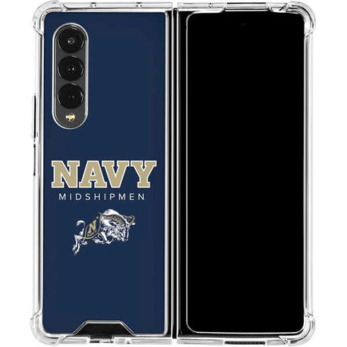United States Naval Academy Midshipmen Galaxy Z Fold4 5G Clear Case