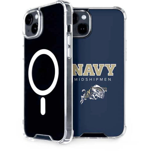 United States Naval Academy Midshipmen iPhone 15 Plus MagSafe Case